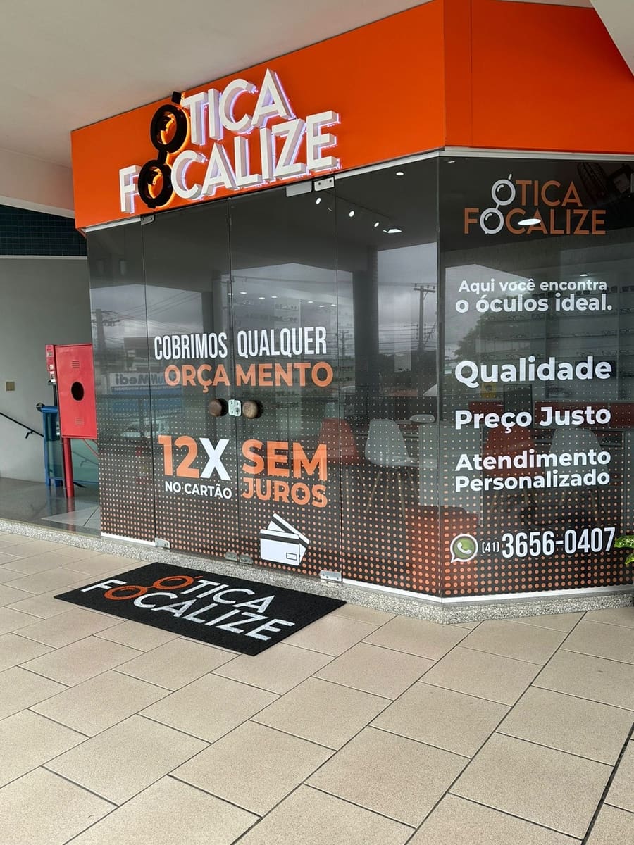 Fachada da Ótica Focalize